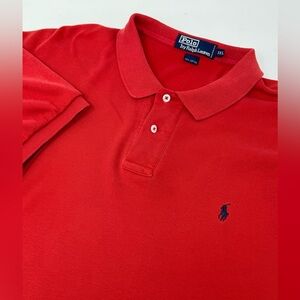 Polo Ralph Lauren Men’s Red Short Sleeve Collared Casual Classic Polo Sz XXL U6